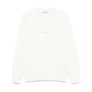 Hvit Sweatshirt for Menn