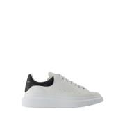 Hvite Skinn Oversize Sneakers