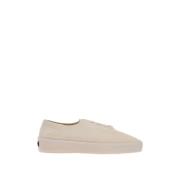 Suede Bone Sneakers Minimalist Style