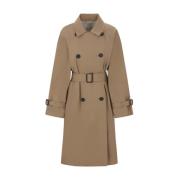 Brun dobbeltspent trenchcoat