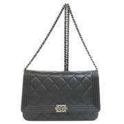 Pre-owned Leather chanel-bags