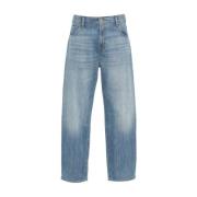 Blå Loose Fit Jeans