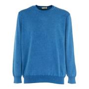 Herre Cashmere Patch Pullover Sweater