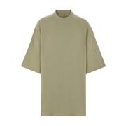 Grønn Oversize Jersey T-skjorte