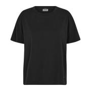 Svart Basic Tee Top