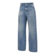 Lys Blå Wide Leg Dame Jeans