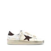 Hvite Glitter Star Sneakers