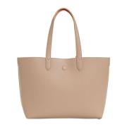 Reversibel Tote Bag med Metalllogo