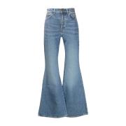 Wide Leg Denim Jeans