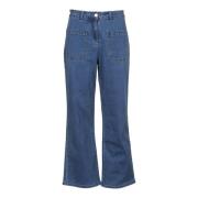 Stilige sommer jeans med stretch