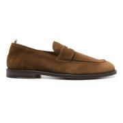 Suede Penny Loafers