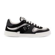 Lett lav-topp Mesh Skinn Sneakers