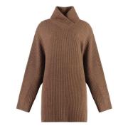 Ribbestrikket Ullblanding Pullover