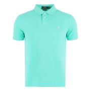 Slim Fit Bomull Polo Skjorte