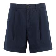 Bomull Bermuda Shorts med Lommer