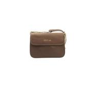 Brun Skinn Crossbody Veske