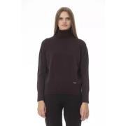 Luksuriøs Brun Ull Cashmere Genser