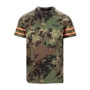 Camouflage Militær Stil Herre T-skjorte