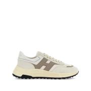 Beige Sneakers Stilig Modell