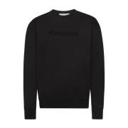 Sort Crew Neck Genser