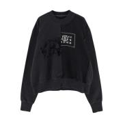 Baumwoll-Sweatshirt mit Logo