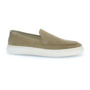 Beige Slip-On Loafers for Menn