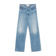 Klar Blå Stilig Denim Jeans