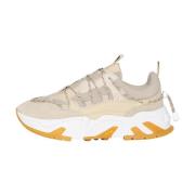 Beige Nylon Sneakers Fw23 Kolleksjon