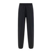 Jogger Style Ullbukser Elastisk Midje