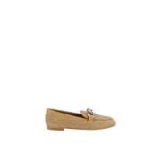 Metallplakett Skinn Loafers