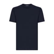 Silke Logo T-skjorte Navy Blue Crew