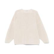 Mandel Beige Crew Neck Sweater