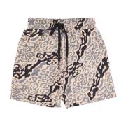 Leopard Shorts for Menn