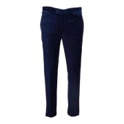 Pinstripe Corduroy Bukser - Navy