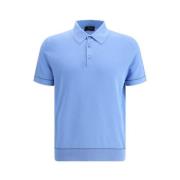 Slim Fit Strikket Poloskjorte