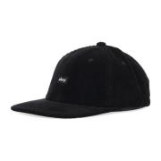 Velvet Flat Visor Cap Svart