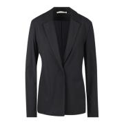 Jersey Blazer med Laser-Cut Ermer