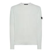 Hvit Crewneck Sweater Caliper 01