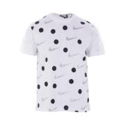 Hvit Polka Dot T-skjorte Samarbeid Nike