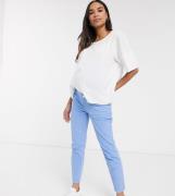 ASOS DESIGN Maternity high rise farleigh 'slim' mom jeans slim mom in ...