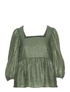 Lara Blouse Green Just Female