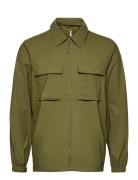 Ultralight Zip Shirt Green Rains