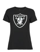 Las Vegas Raiders Womens Nike Ss Cotton Logo Tee Black NIKE Fan Gear