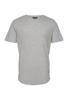 Onsmatt Life Longy Ss Tee Grey ONLY & SONS