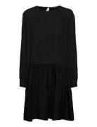 Slfamaya Ls Short Dress Black Selected Femme