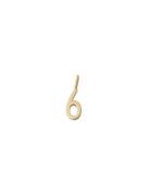 Lucky Numbers 10Mm Gold Gold Design Letters