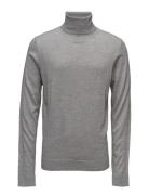 Merino Knit Roll Neck Grey Lindbergh