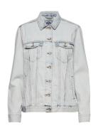 Denim Long Line Jacket Grey Superdry