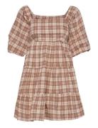 Eryn Mini Dress Brown Faithfull The Brand