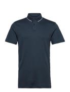 Slh Leroy Coolmax Ss Polo B Navy Selected Homme